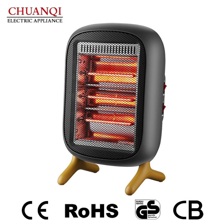 Chauffage 1200W à 3 tubes rouges avec nouvelle base design