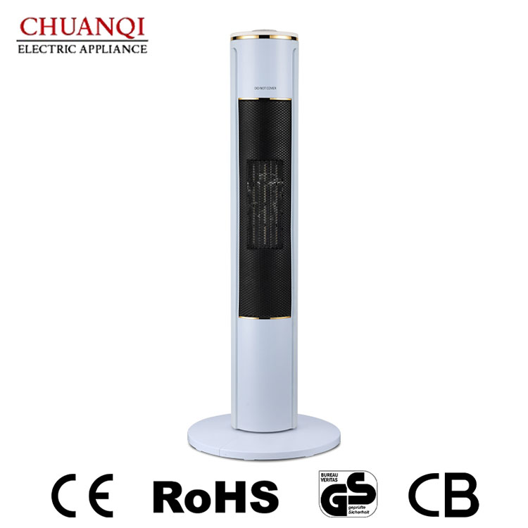 À quelle fréquence est-il recommandé de nettoyer le filtre et le boîtier d'un radiateur soufflant tour PTC de 2 000 W ?